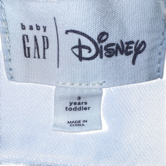 Gap x Disney Toddler Embroidered Mickey Mouse Jean Jacket Sz 3 & Shirt Sz 2 - Picture 7 of 10